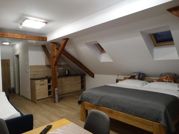 Hotel Garni Villa Areka : photo 8 de la chambre studio lit king-size avec canapé-lit