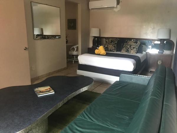 INN LEATHER GUEST HOUSE-GAY MALE ONLY : photo 10 de la chambre suite lit queen-size - vue sur piscine