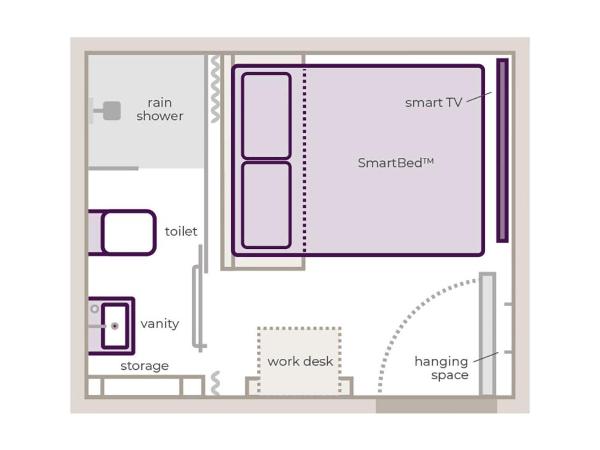 YOTELAIR Singapore Changi Airport Landside : photo 5 de la chambre cabine queen premium