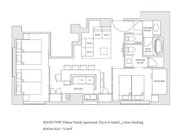 MIMARU Tokyo Ueno Okachimachi : photo 9 de la chambre appartement familial premium