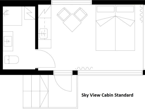 Northern Lights Ranch : photo 7 de la chambre cabine standard - vue sur ciel