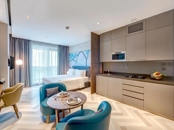 Millennium Place Barsha Heights Hotel Apartments : photo 2 de la chambre studio premium avec lit king-size