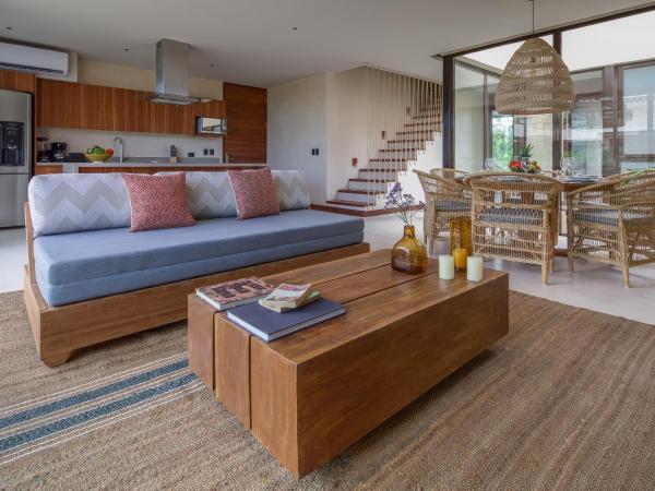 Copal Tulum Hotel : photo 5 de la chambre appartement premium rooftop 1 chambre avec 2 lits simples, 1 canapé-lit king-size et piscine privée - vue sur jardin