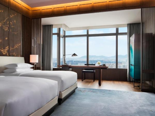 Park Hyatt Hangzhou : photo 2 de la chambre chambre lits jumeaux - vue sur rivière