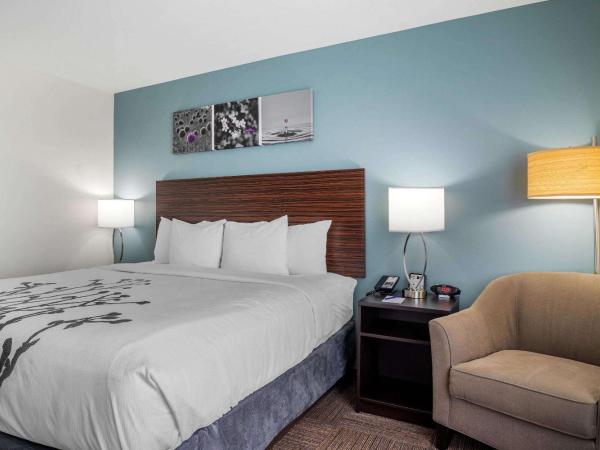 Sleep Inn & Suites near Westchase : photo 1 de la chambre chambre lit king-size avec douche - non-fumeurs