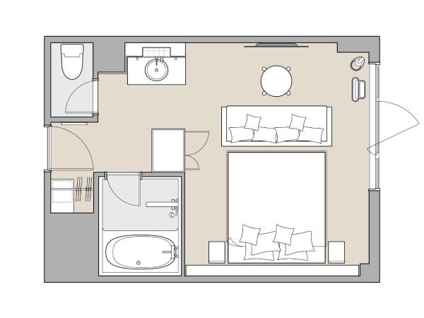 Hotel It Osaka Shinmachi : photo 9 de la chambre chambre double premier