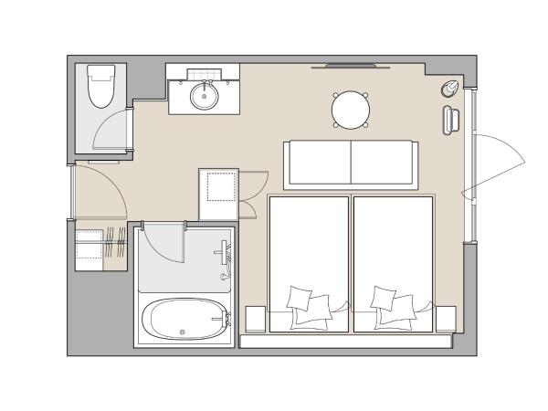 Hotel It Osaka Shinmachi : photo 7 de la chambre chambre lits jumeaux deluxe