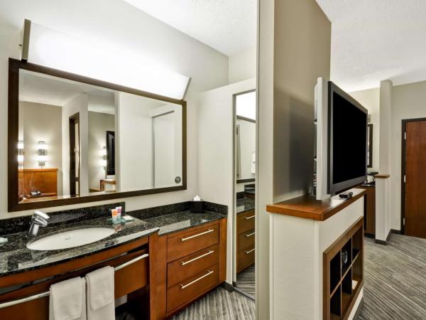Hyatt Place Tampa Airport/Westshore : photo 3 de la chambre chambre avec 2 lits doubles et canapé-lit