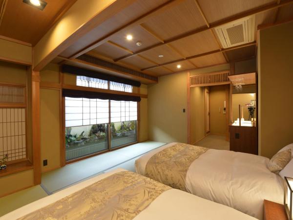 Gion Oyado Kikutani : photo 4 de la chambre chambre lits jumeaux supérieure - vue sur jardin