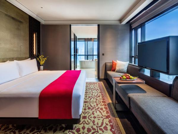 Regent Chongqing - Complimentary 1st round mini bar daily : photo 1 de la chambre classic twin room with river view - smoking