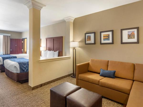 Comfort Suites Near Denver Downtown : photo 5 de la chambre suite avec 2 lits queen-size et canapé-lit - non-fumeurs