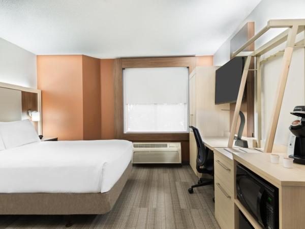 Holiday Inn Express & Suites - Nearest Universal Orlando, an IHG Hotel : photo 1 de la chambre chambre lit queen-size avec baignoire accessible aux personnes à mobilité réduite - non-fumeurs