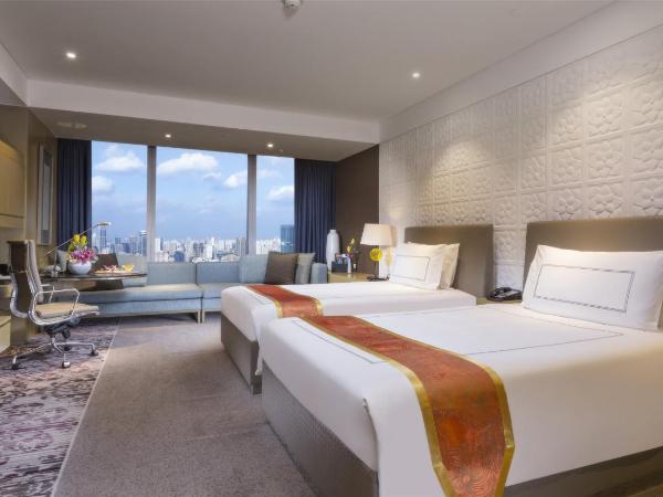 InterContinental Shanghai Jing' An, an IHG Hotel : photo 2 de la chambre classic twin room with city view - lounge access