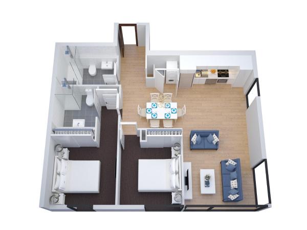 The Hamptons Apartments - St Kilda : photo 2 de la chambre appartement 2 chambres