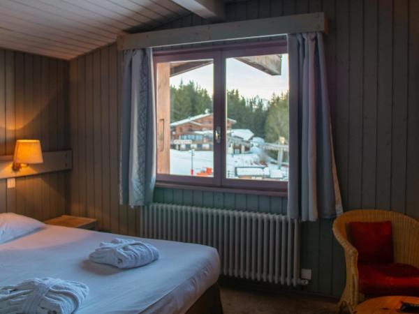 Hôtel Arbois Bettex : photo 2 de la chambre chambre standard double ou twin avec vue sur l'aiguille de varens