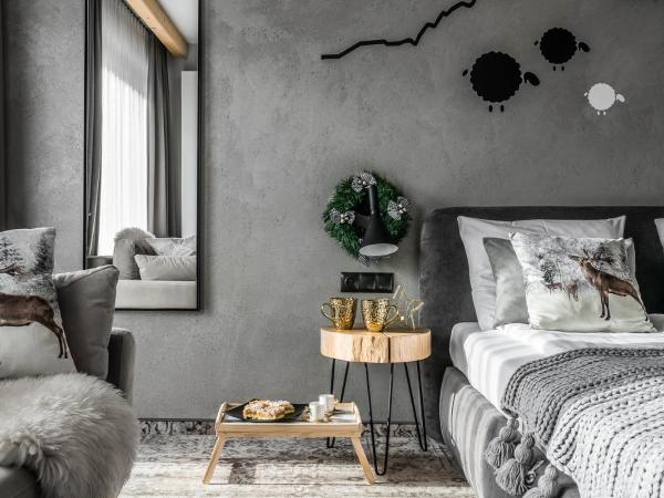 Biała Owca : photo 3 de la chambre chambre familiale avec terrasse - vue sur montagne