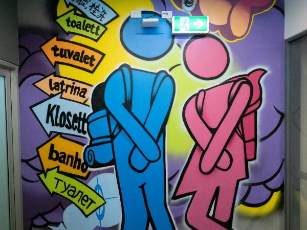 YHA Melbourne Central : photo 4 de la chambre chambre lits jumeaux avec salle de bains commune