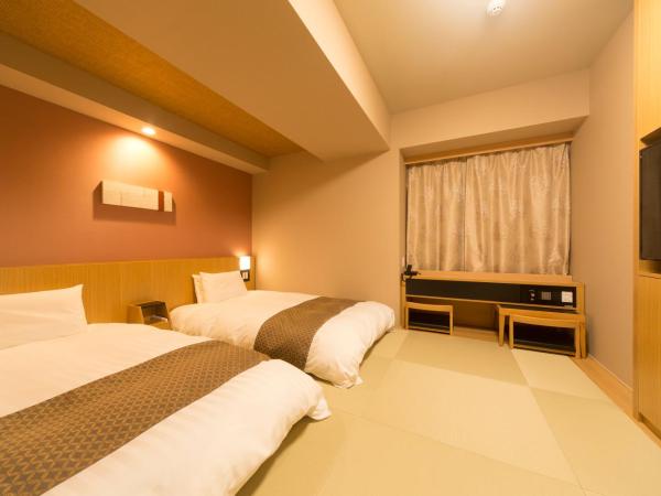 Dormy Inn Premium Tokyo Kodenmacho : photo 5 de la chambre chambre lits jumeaux de style japonais - non-fumeurs