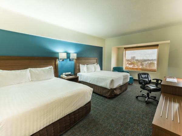 Holiday Inn Guadalajara Expo Plaza del Sol, an IHG Hotel : photo 1 de la chambre hébergement avec 2 lits queen-size standard - vue sur ville - Étage supérieur