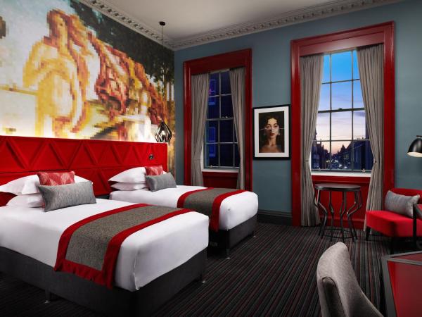 Malmaison Edinburgh City : photo 3 de la chambre chambre lits jumeaux club