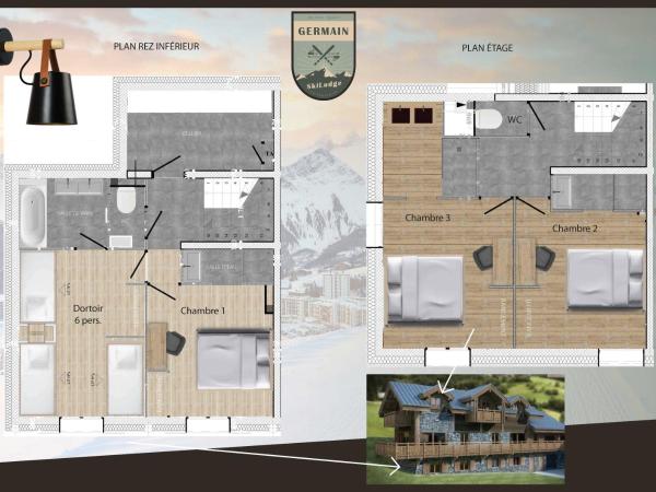 SKI LODGE : photo 3 de la chambre chalet supérieur