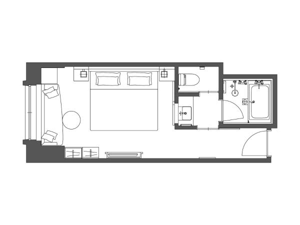 The Royal Park Hotel Iconic Osaka Midosuji : photo 10 de la chambre chambre lit king-size exécutive standard avec accès au salon - non-fumeurs
