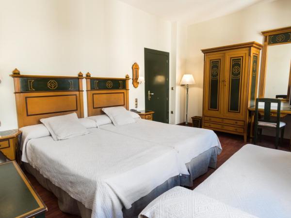 Hotel Plaza Nueva : photo 2 de la chambre chambre lits jumeaux avec lit d’appoint - 301