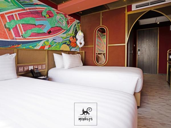 4 Monkeys Hotel : photo 1 de la chambre chambre lits jumeaux premier