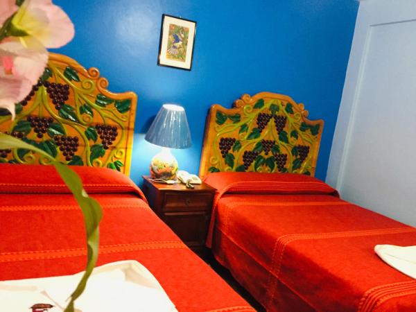 Hotel Cazomalli Oaxaca : photo 3 de la chambre chambre double avec 2 lits doubles