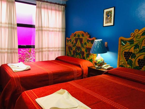 Hotel Cazomalli Oaxaca : photo 5 de la chambre chambre double avec 2 lits doubles