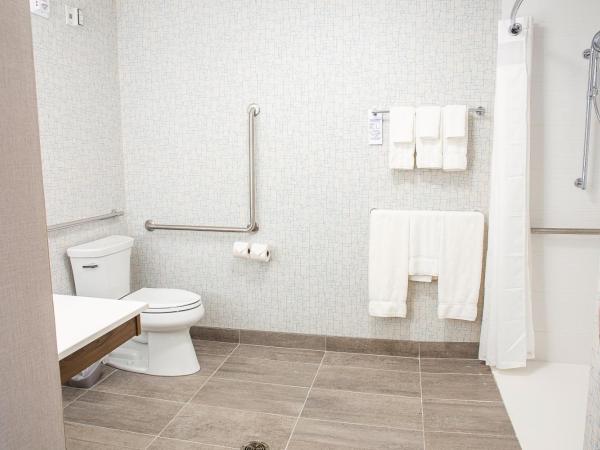 Holiday Inn Express & Suites - Halifax - Dartmouth : photo 4 de la chambre chambre lit king-size standard avec douche accessible en fauteuil roulant - adaptée aux personnes à mobilité réduite