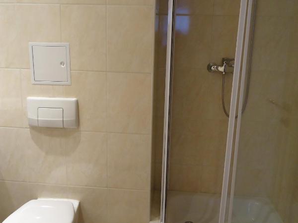 Pension Dresdener Panorama : photo 3 de la chambre chambre lits jumeaux avec salle de bains