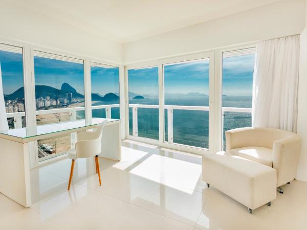 Rio Othon Palace : photo 3 de la chambre chambre lit king-size - vue sur mer