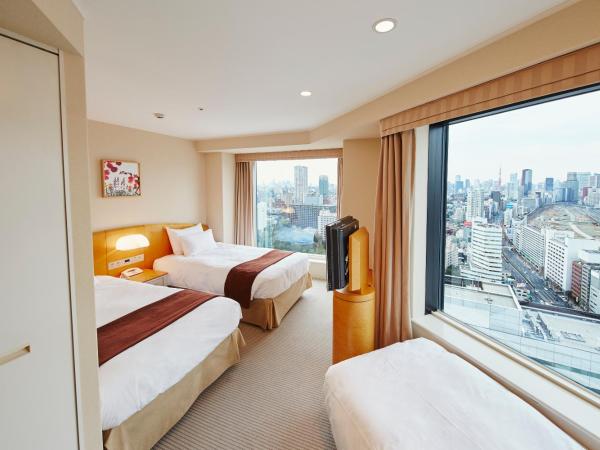 Shinagawa Prince Hotel : photo 6 de la chambre chambre lits jumeaux d'angle avec canapé-lit (non-fumeurs) - Étage supérieur - tour principale