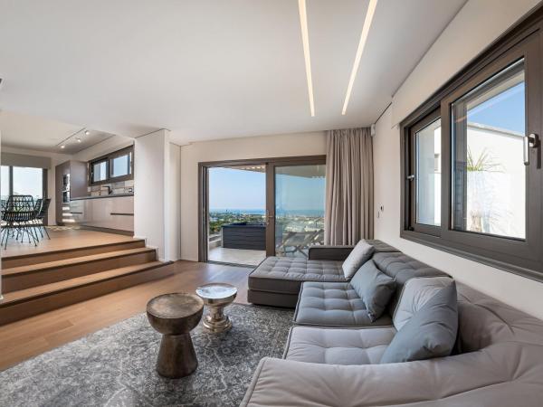 Onira Suite Dreams : photo 3 de la chambre villa harmony 2 chambres avec bain à remous - vue sur mer