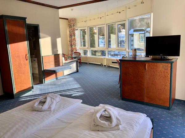 Thermal Hotels & Walliser Alpentherme Leukerbad : photo 3 de la chambre suite junior panoramique