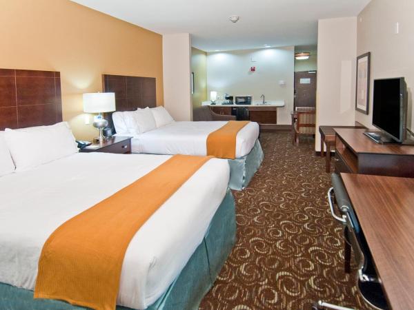 Holiday Inn Express & Suites San Antonio Frost Bank Center, an IHG Hotel : photo 1 de la chambre chambre standard avec 2 lits queen-size