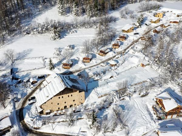 LA FERME de BELLINE Chalets ou Gîtes & SPA : photo 2 de la chambre chalet (2 adultes)