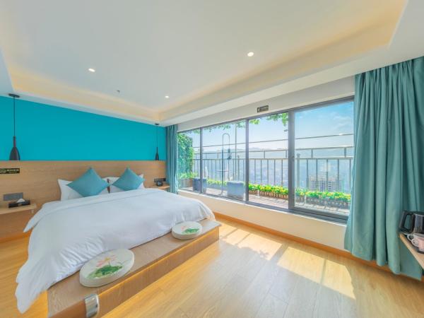 Yunqi River View Terrace Hotel : photo 3 de la chambre chambre double deluxe avec balcon