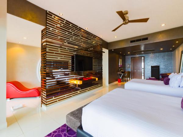 Hotel Mousai - Adults Only : photo 2 de la chambre suite junior mousai avec 2 lits doubles - exposée nord - vue sur océan