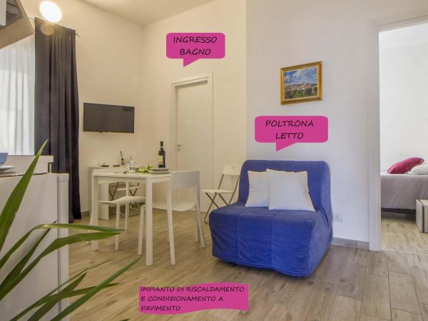 Le Dimore in Centro con Parcheggio e Self check-in : photo 10 de la chambre appartement - vue sur jardin