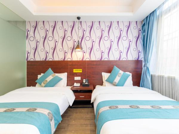 YIMI Hotel Guangzhou International Convention and Exhibition Center Guangzhou Tower Branch : photo 5 de la chambre chambre lits jumeaux deluxe