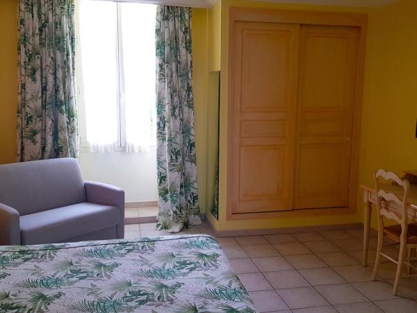 Hôtel Les Palmiers : photo 2 de la chambre chambre double deluxe avec baignoire