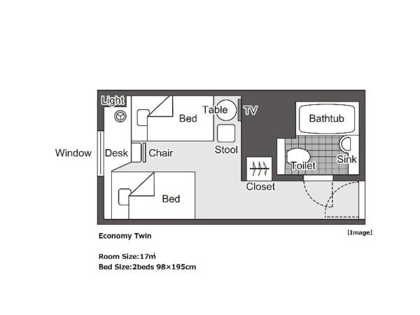 Hotel New Hankyu Osaka : photo 2 de la chambre room #24781473