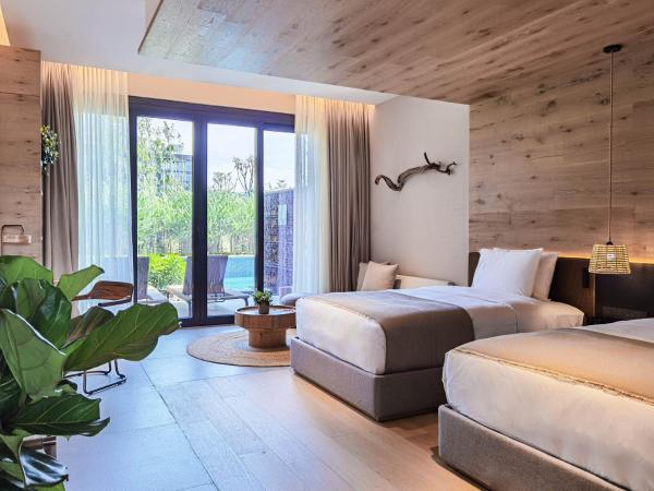 1 Hotel Haitang Bay, Sanya : photo 4 de la chambre hébergement lits jumeaux avec petite piscine lagoon