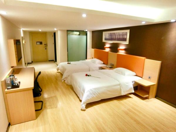 7Days Premium Chongqing Jiangbei International Airport Lushan Light Rail Station Branch : photo 2 de la chambre chambre lits jumeaux