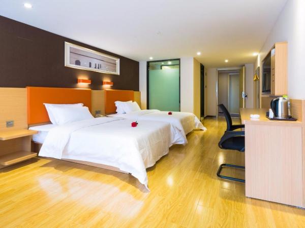 7Days Premium Chongqing Jiangbei International Airport Lushan Light Rail Station Branch : photo 3 de la chambre chambre lits jumeaux