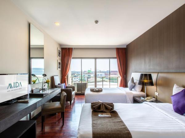 Mida Hotel Don Mueang Airport : photo 1 de la chambre chambre deluxe double ou lits jumeaux