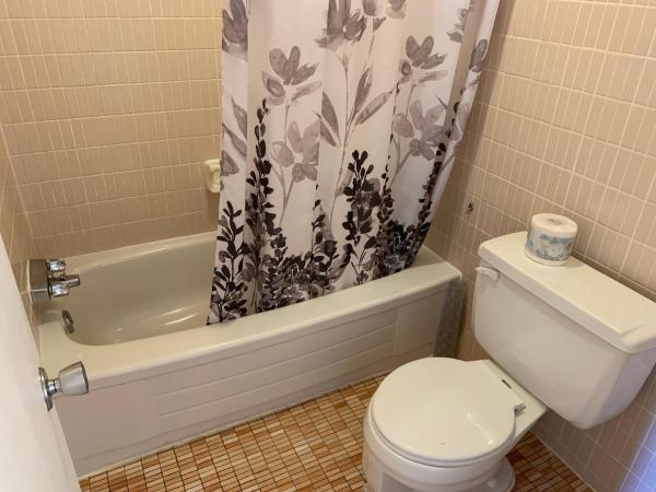 Motel Giffard : photo 3 de la chambre chambre quadruple avec baignoire