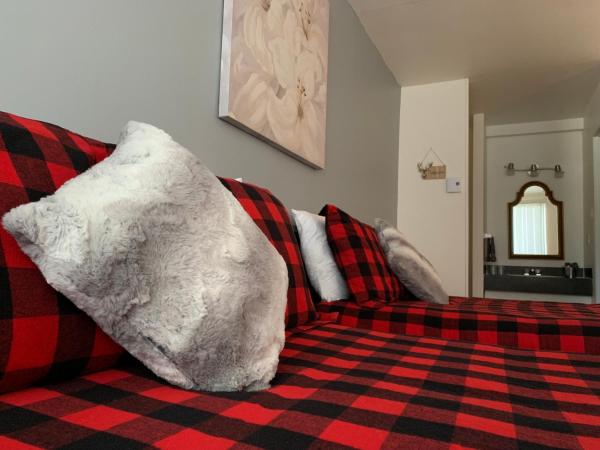 Motel Giffard : photo 7 de la chambre chambre quadruple avec baignoire